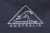 Downward Dingo charcoal Tee Ladies