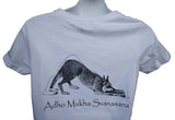 Adho Mukha Svanasana Ladies Slim Fit T-shirt Back Print